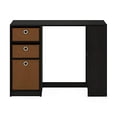 thumbnail image 3 of Furinno 15110 JAYA Bureau d'Ordinateur d'Étude Moderne, Espresso, 3 of 5