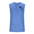 thumbnail image 4 of EGNMCR Débardeurs Homme Homme Décontracté Mode Chandail Sans Manches Col Rond Débardeur de Sport, 4 of 5