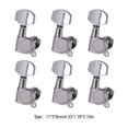 thumbnail image 2 of thinsony 6 Pieces Guitars Tuning Pegs Professional Tuner Knob Adjusting Button Music Instrument Fitting Sealed Guitar Knobs for Replace Type 2, 2 of 4