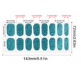 thumbnail image 3 of LSLJS 16 Small Nail Art Stickers Solid Color Glossy Nail Stickers, Home Accessories, 3 of 4