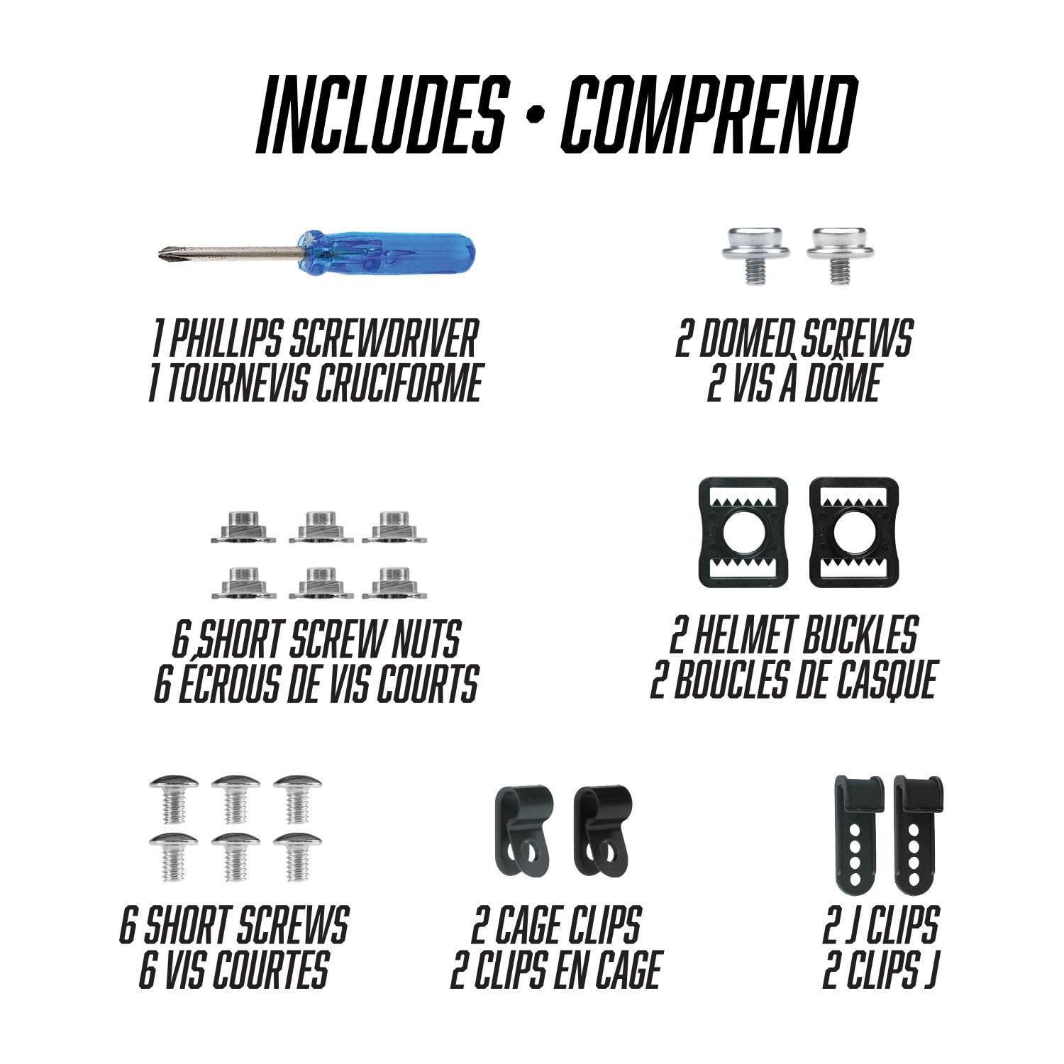 rousse de réparation pour casque de hockey – 22 outils et pièces – Future Stars