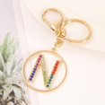 thumbnail image 2 of Letter Keychain,26 Letters A-Z Decorative Letter Keychain,Name Keychain for Women Girls Men Teenager Gift, 2 of 5