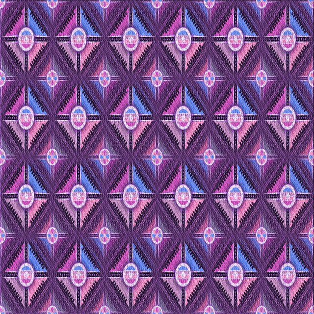 Ahgly Company Machine Washable Indoor Square Transitional Purple Area Rugs, 6' Square