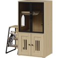 thumbnail image 2 of Royalbelle Wood Double Cat House, Litter Box Enclosure for 2 Cats with Storage, 2 of 9
