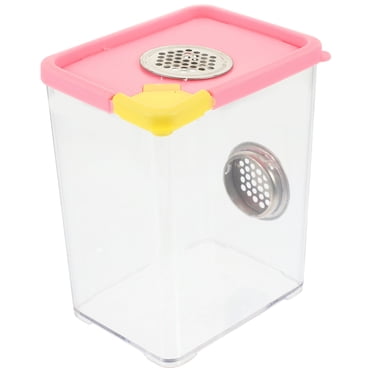 KAKOWELY Acrylic Reptile Case Vertical Tarantula Enclosure Tank Micro Habitat Terrarium for Insect,4.33"X3.15"X5.12"