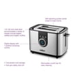 thumbnail image 3 of Salton 2 Slice Stainless Steel Digital Toaster, ET2075, 3 of 5