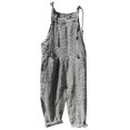 thumbnail image 1 of Combinaisons Mode pour Femmes avec Poches, Bandage, Tenue de Concours et d'Entrevue pour Ados, Combinaison Sans Manches, Justaucorps à Rayures, Combinaisons en Jean, Combinaison pour Femmes, Barboteuse, 1 of 8