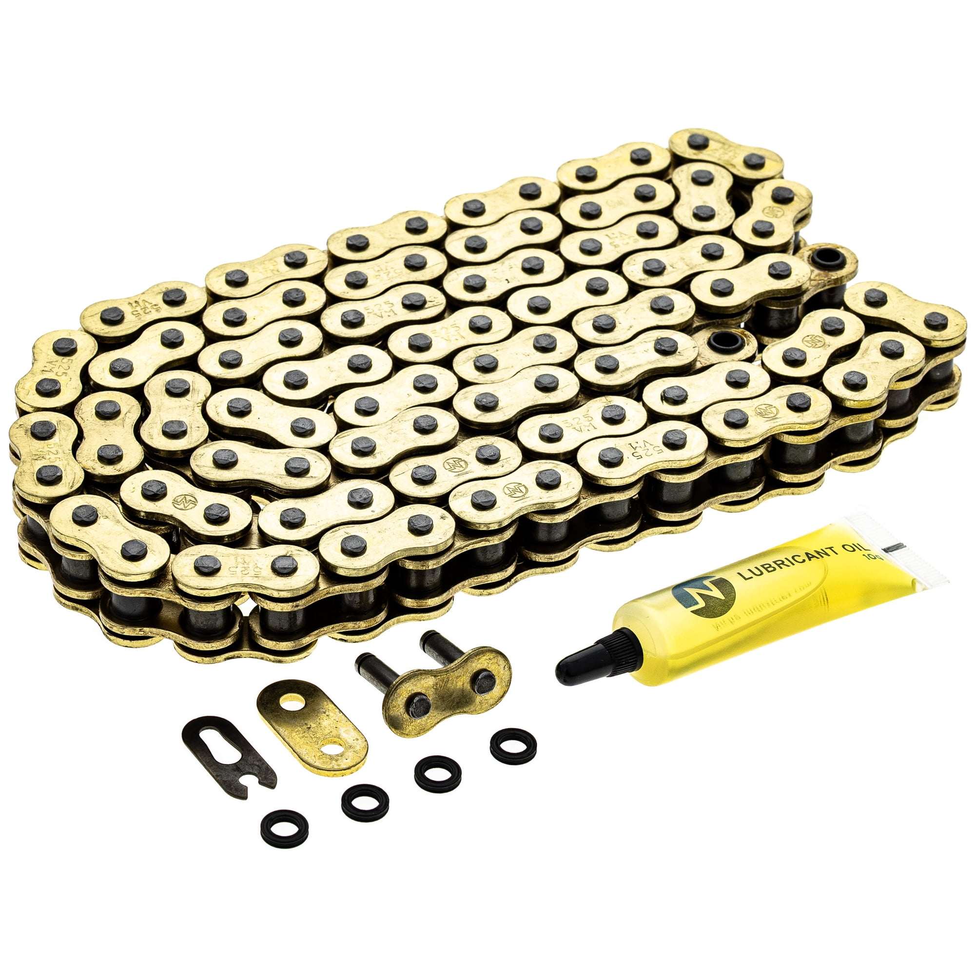Niche Gold 525 X-Ring Chain 98 Links With Master Link Motorcycle 519-CDC2501H