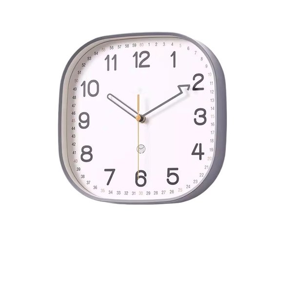 Simple Wall Clock, Silent Home Wall Mounted Quartz Creative Wall Mounted Watch, Suitable for Living Room, Study, Bedroom, Office.