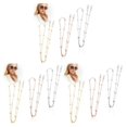 thumbnail image 3 of QualitChoice 3pcs Metal Beaded Glasses Chain Adjustable Fashionable Accessory For Women And Men Eyeglass Chain 3Set, 3 of 6