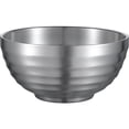 thumbnail image 1 of Stackable Soup Serving Bowl Salad Dessert Dish Stainless Steel Kitchenware Ramen Bowl, 1 of 9