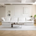 thumbnail image 3 of Sodrens Modular Sectional Sofa,Modern Linen Fabric Couch Free Combination Sofa,4-Seat Sofa for Living Room,White, 3 of 10