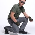 thumbnail image 5 of TopLLC Pantalon Cargo pour Homme à Multiples Poches Imperméable Uni Extérieur Tactique Léger Uni Extensible Entraînement Physique Piste Jogging Randonnée Pantalon de Survêtement Pantalon de Travail, 5 of 5
