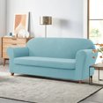 thumbnail image 2 of Housse de Sofa 2024 1 Pce Housse avec Coussin d'Assise extra Extensible Housse de Siège TG Sofa Ivoire, 2 of 7
