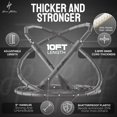 thumbnail image 2 of Honor Athletics 2.0 Beaded Jump Rope - Adjustable with Unbreakable Handles & Shatterproof Beads for Enhanced Fitness Training (Galactic Silver), 2 of 5