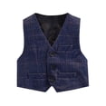 thumbnail image 1 of RXIRUCGD 2025 Vêtements d'Été pour Enfants Mode Garçon Décontracté Sans Manches Court Imprimé Faux Cuir Veste Blouse, 1 of 2