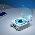 thumbnail image 4 of Retro Waves Player, Compact Adjustable Light Creative  Speaker, for Kitchen Desk Bedroom Office PartyWhite and Green, 4 of 7