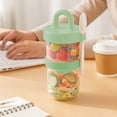 thumbnail image 4 of Yhmxh Simples Student Breakfast Yogurt Salad Cup Double Layer Handy Cup With Lid And Spoon Portable Takeaway Fats Loss Light Diet Cups Kitchen Essentials Home and Kitchen Kitchen Tools, 4 of 6