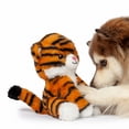 thumbnail image 2 of One Paw, Soft Plush Tiger Dog Toy, 9 inches, 2 of 7