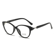 Stylish Matte Black Frame Blue Light Blocking Reading Glasses +4.00 for Men and Women