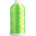 thumbnail image 1 of SuperB Polyester Embroidery Thread 40wt 5000m. Fluorescent Green 32, 1 of 2