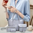 thumbnail image 1 of Matoen Fashionable Women's Bags Retro Large Capacity Multi Functional Bag Four Piece Set Handbag Shoulder Crossbody Bags Combining Practicality and Fashion, 1 of 9