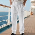 thumbnail image 1 of Ceisia Pantalon Habillé en Coton à Rayures Rétro Droit Décontracté pour Homme, Cadeau, Doux, Structuré, Mince, à Rayures, Multicolore, 1 of 9