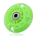 thumbnail image 1 of relayinert Roue de Scooter en Métal PU Portable Universelle 80mm Remplacement Patin en Ligne Roues d'Éclairage Colorées Composant Vert, 1 of 6