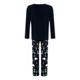 thumbnail image 4 of Faithtur Tenue de Noël Parent-Enfant, Pyjama/combinaison à Manches Longues Imprimé, 4 of 9