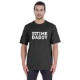 thumbnail image 1 of Inkmeso Men's Graphic Printed "First Time Daddy" Short Sleeve Tee Shirt Jersey Shirt For Dad, 1 of 7
