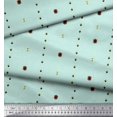thumbnail image 2 of Soimoi Green Silk Fabric Butidar Jamdani Print Sewing Fabric Yard 42 Inch Wide, 2 of 2