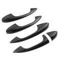 thumbnail image 3 of Door Handle Cover, Carbon Fiber Style Door Handle Trim 5 Pcs  For Car Replacement For  GLC-Class X253 2016-2018, 3 of 8