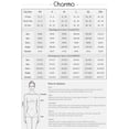 thumbnail image 2 of Charmo Women Two Piece Rashguard Sets Long Sleeve Swim Tops& Boy Shorts, 2 of 5