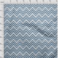 thumbnail image 4 of oneOone Polyester Spandex Teal Blue Fabric Geometric Sewing Craft Projects Fabric Prints By Yard 56 Inch Wide, 4 of 5