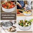 thumbnail image 3 of EASTIN Steamer Basket Fast Steaming Grid Baskets Divider with Egg Steam Rack Trivet Stainless Steel Compatible with Instant Pot 5  6 QT Electric Pressure Cooker, 3 of 9