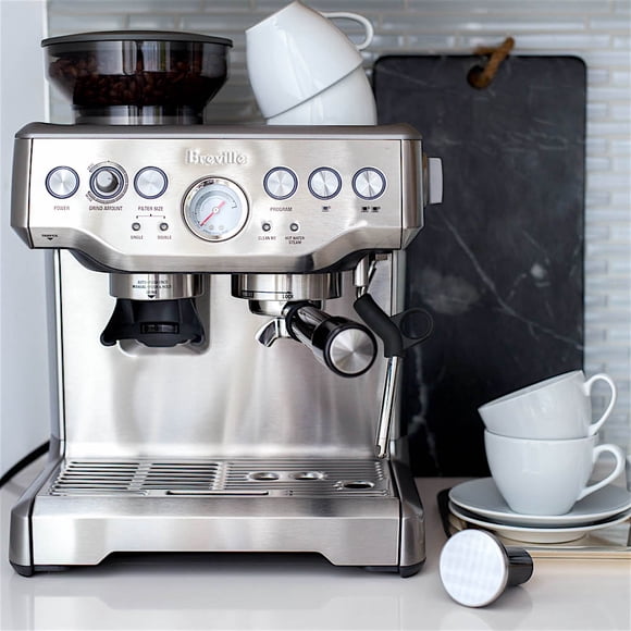 Breville Barista Express™ Espresso & Cappuccino Machine - Silver