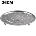 thumbnail image 1 of Plateau Vapeur en Acier Inoxydable Support de Cuisson à la Vapeur 3 Supports Ronds Type 18-30, 1 of 11