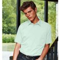 thumbnail image 2 of Premier Chemise de Travail Formelle en Popeline Unie à Manches Courtes pour Hommes, 2 of 3