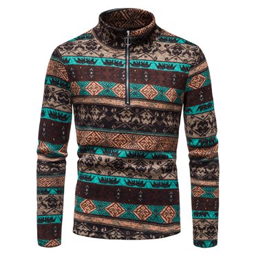 OmicGot Veste Chandail Tricotée d'Hiver pour Homme Cardigan à Manches Longues Cardigan en Laine avec Col Montant Décontracté