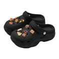 thumbnail image 1 of MIASHUI Sabots à Plateforme Respirants pour Femmes, Chaussures d'Eau de Plage Décontractées et Confortables, Noir, 8, 1 of 4