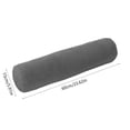 thumbnail image 3 of HHBEAUTY Round Pillow, Cervical Neck Roll Memory Pillow, Bolster Pillow, Round Neck Support for Sleeping | Bolster for Bed, Legs, Back and Yoga, Removable And Washable, Gray, 3 of 6