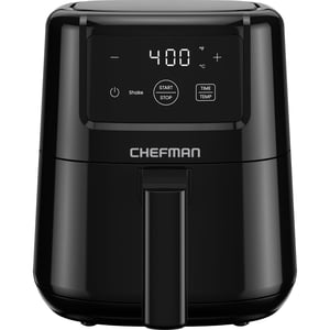 CHEFMAN 2 Qt Mini Air Fryer &acirc;?? Digital Space-Saving Compact Air Fryer with Nonstick and Dishwasher Safe Basket, Quick & Easy Meals in Minutes, Features Digital Timer and Sha