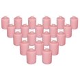 thumbnail image 1 of Pink Wild Flower Scented Votive Candles - 15 Hour Long Burn Time - Textured Finish - Box of 20, 1 of 6