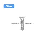 thumbnail image 2 of Unique Bargains Compression Spring, 5 Pack 304 Stainless Steel, 3mm OD, 0.5mm Wire, 10mm Length, 2 of 6