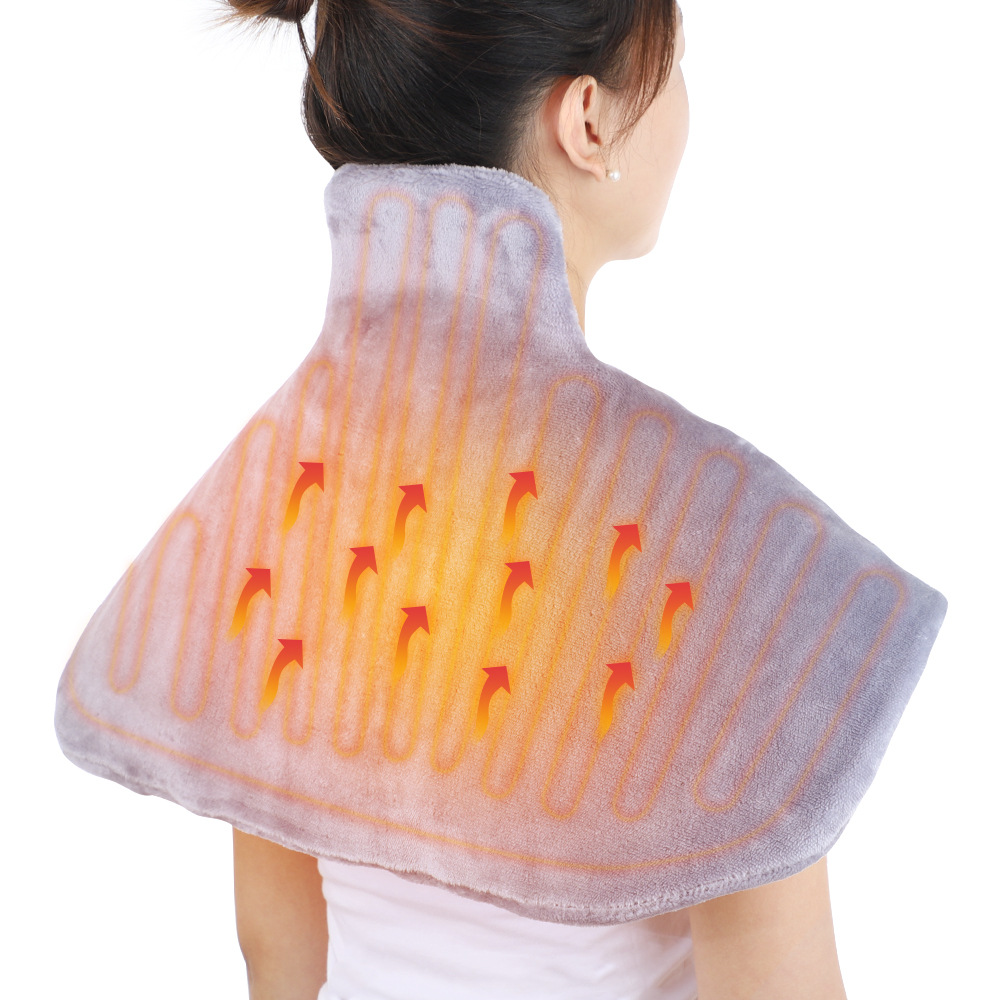 Jinsinto Winter Constant Temperature Human Body Intelligent Heating Pad Wet Compress with Removable Inner Lining Shawl for Body Warming and Heating Shawl, EU Standard