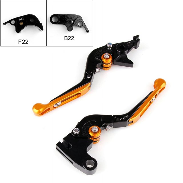 Adjustable Folding Extendable Brake Clutch Levers For BMW S1000 RR 10-2014 Gold