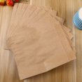 thumbnail image 2 of 100Pcs Large Size Grease-proof Kraft Paper Bag Kraft Paper Bags for Snacks, 2 of 8