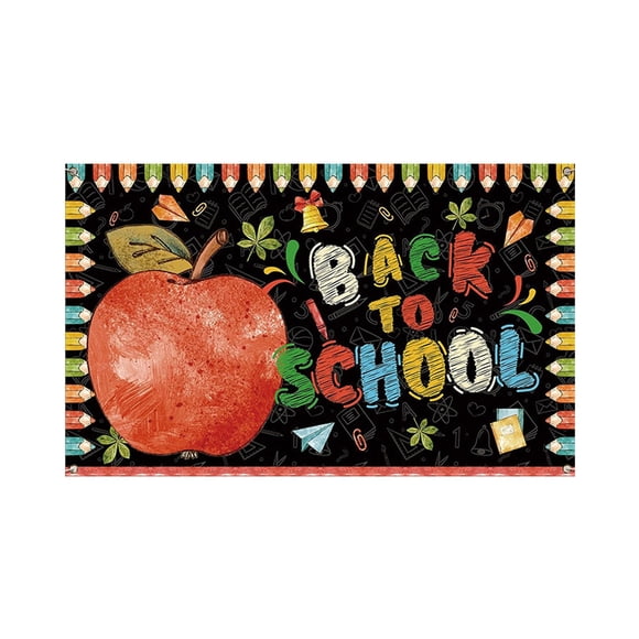 Retour à la Photo pour Salle de Classe et Bannière d'Événement pour Thèmes Réutilisable Grande pour Photos et Réglages de Scène Drapeau de Jardin de la Saint-Valentin 28x40 Support de Drapeau Mural Guirlande Fanions pour Guirlande Combinaison de Neige