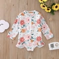 thumbnail image 2 of Toddler Girl Swimsuits Rash Guard Summer Long Sleeve Sun Protection Bathing Suit for Teens 2-3 Years, 2 of 8