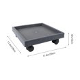 thumbnail image 3 of 1 Pce Plateau pour Plante Support de Pot de Fleurs Jardinière avec Roues Support Rouleaux Chariot Déplaceur Roulette pour Intérieur Extérieur Jardin, 3 of 6